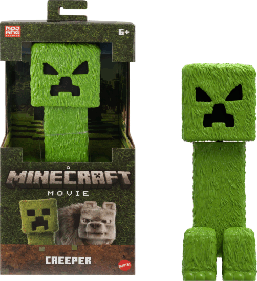 Mattel JFR66 Minecraft Movie nagy méretű Creeper figura