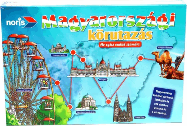 Noris Magyarországi körutazás oktatójáték