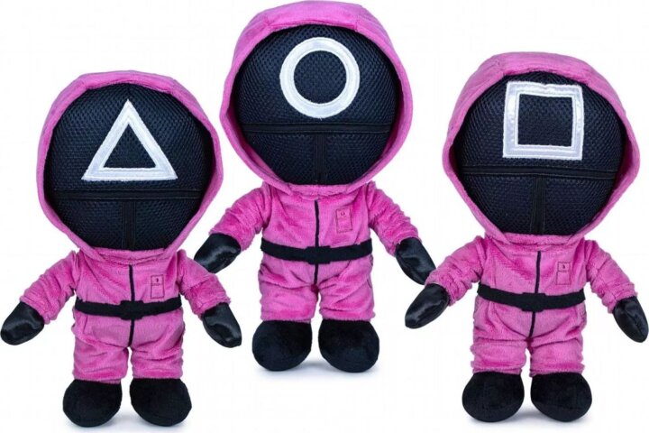 Squid Game Őr plüssfigura 28 cm - Többféle