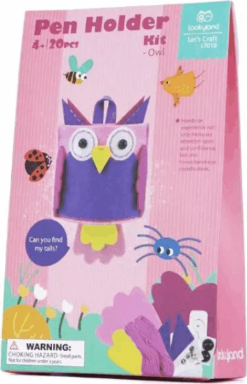 Tooky Toy 20 darabos Készítsd magad ceruzatartó - Bagoly