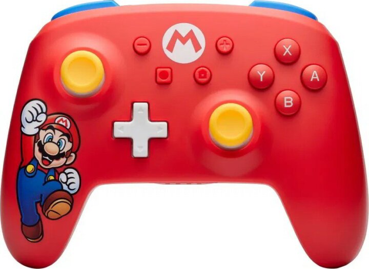 PowerA Mario Joy vezeték nélküli kontroller - Piros (Nintendo Switch) PowerA Mario Joy vezeték nélküli kontroller - Piros (Nintendo Switch)
