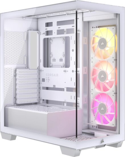 Corsair iCUE LINK 3500X RGB Midi Torony Számítógépház - Fehér