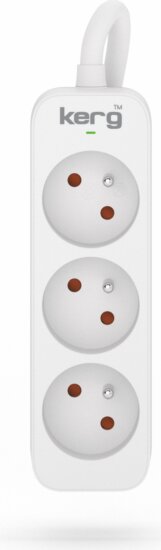 Kerg M02387 Elosztó 3 aljzatos 16A 1,5m - Fehér