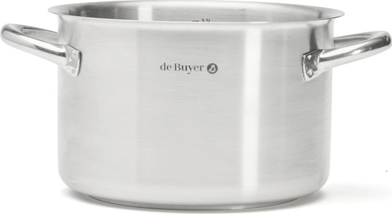 De Buyer Prim Appety Rozsdamentes Acél Fazék 20cm 3.5L - Inox