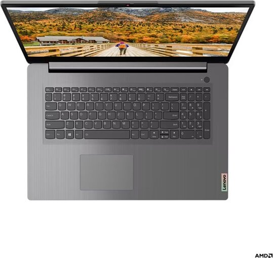 Lenovo IdeaPad 3 Laptop Szürke (17,3" / AMD Ryzen 5 5500U / 12GB / 512GB NVME SSD / FreeDOS)