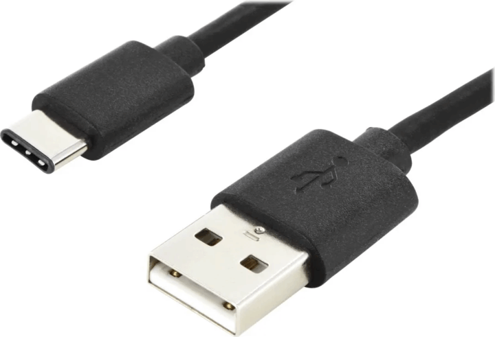 Digitus AK-300154-018-S High Speed USB-A apa - USB-C apa Adat és töltőkábel 1,8m - Fekete
