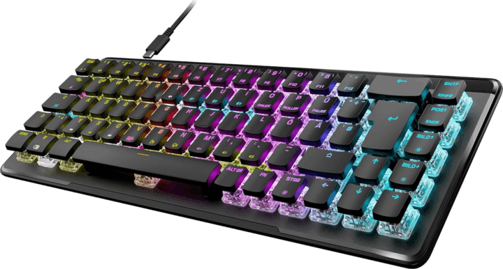 Turtle Beach Vulcan II Mini Air Mechanikus Vezetékes és Wireless Gaming Billentyűzet DE - Fekete