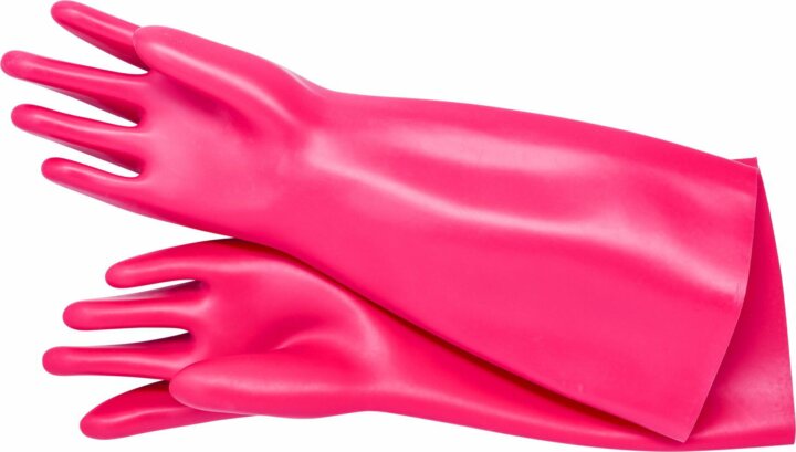 Knipex 986541 Villanyszerelési kesztyű 10-es méret Class - Rózsaszín