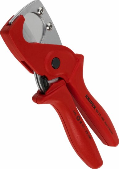 Knipex 9025185 PlastiCut Műanyag és hajlékony csővágó - Piros