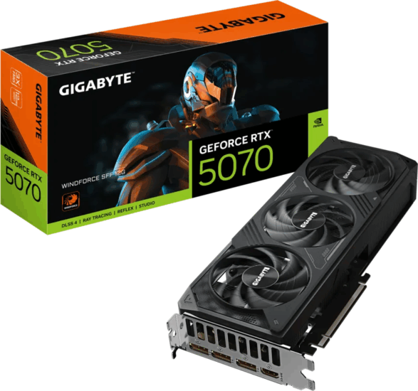 Gigabyte GeForce RTX 5070 12GB GDDR7 Windforce SFF Videókártya