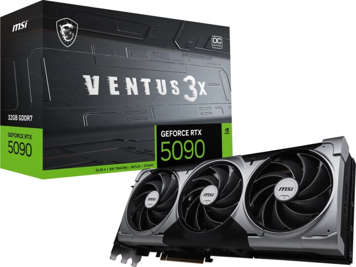 MSI GeForce RTX 5090 32GB GDDR7 Ventus OC 3X Videókártya