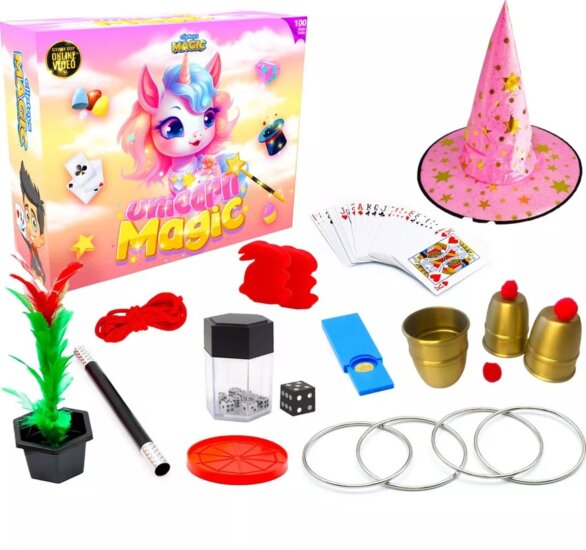 Magic City Bűvös unikornis bűvész készlet 101 trükkel