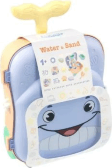 Műanyag 8 részes Homokozókészlet bőröndben