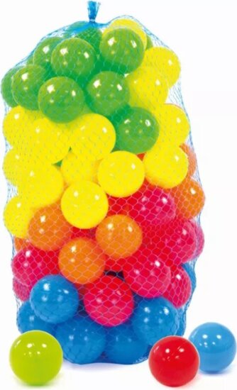 Mochtoys Műanyag labda szett hálóban (100 db/csomag) Mochtoys Műanyag labda szett hálóban (100 db/csomag)