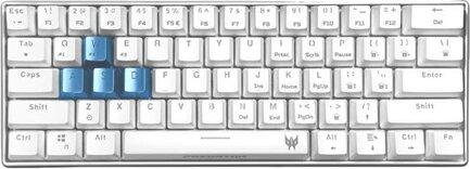 Acer Predator Aethon 330 PKR200TKL Mechanikus Vezetékes Gaming Billentyűzet US - Fehér