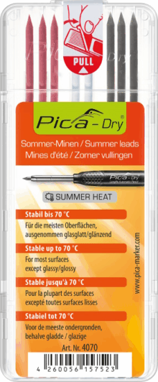 Pica DRY Summer Heat Jelölő marker szett - Vegyes színek (8db/csomag)