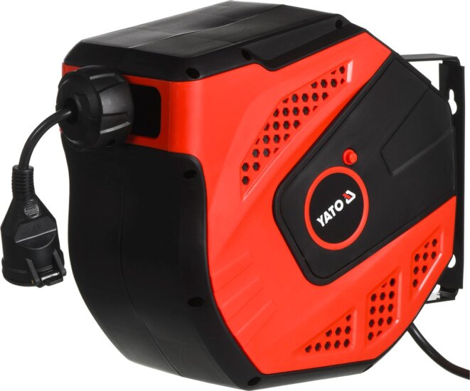 Yato YT-81221 Elektromos Kábeldob 20m - Fekete / Piros