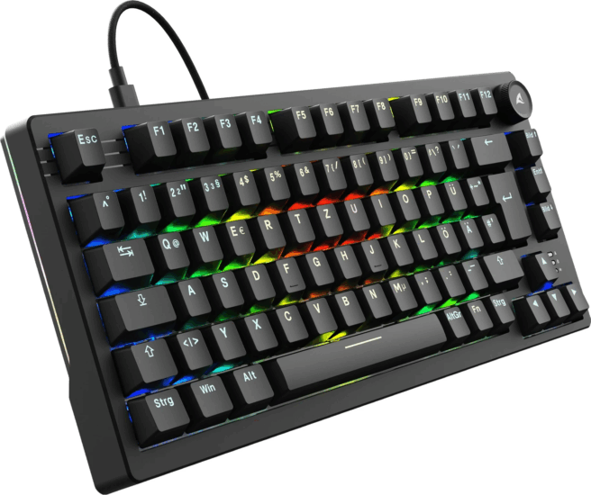 Sharkoon SKILLER SGK25 Mechanikus Vezetékes Gaming Billentyűzet DE - Fekete Sharkoon SKILLER SGK25 Mechanikus Vezetékes Gaming Billentyűzet DE - Fekete