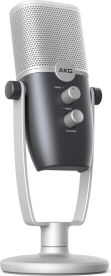AKG Ara USB Asztali Kondenzátoros Mikrofon - Szürke / Fekete