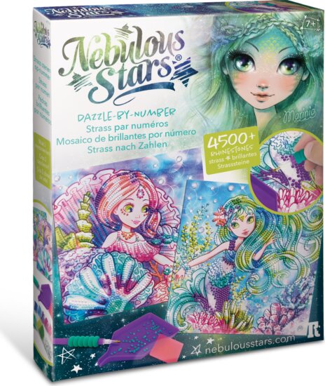 Nebulous Stars Díszíts szám szerint Képkészítő kreatív füzet - Marinia és Coralia