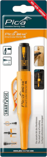 Pica 170/46/SB BIG INK 2-4mm Permanens Marker mély lyukjelölő funkcióval - Fekete