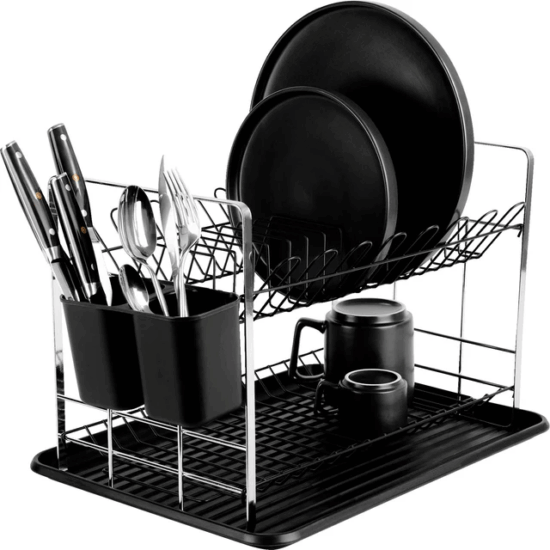 Berlinger Haus BH/8597N edényszárító 48 x 32 x 29 cm - Matt fekete