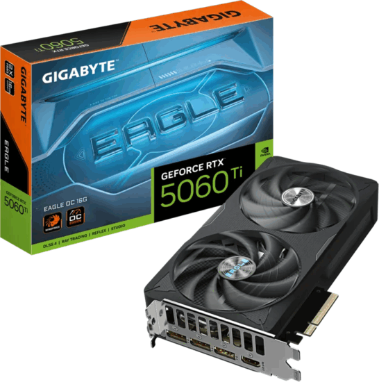 Gigabyte GeForce RTX 5060 Ti 16GB GDDR7 Eagle OC Videókártya