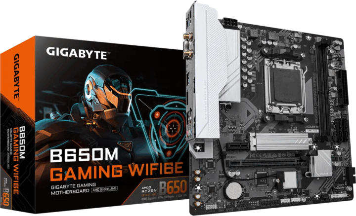 Gigabyte B650M Gaming WiFi6E DDR5 AMD AM5 MicroATX Alaplap