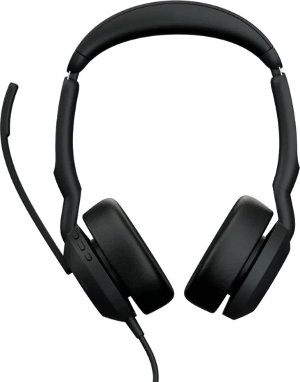 Jabra Evolve2 50 UC Vezetékes + Wireless Bluetooth Fejhallgató Headset - Fekete