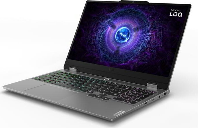 Lenovo LOQ 15IAX9E Laptop Szürke (15.6" / Intel Core i5-12450HX / 16GB / 512GB SSD / Nvidia RTX 2050 4GB)