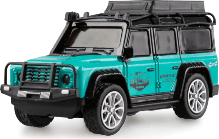 Amewi RC Die Cast RTR 2,4GHz Távirányítós terepjáró LED fénnyel 1:64 - Kék