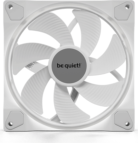 Be Quiet Light Wings 140mm PWM Reverse ARGB Rendszerhűtő ventilátor - Fehér