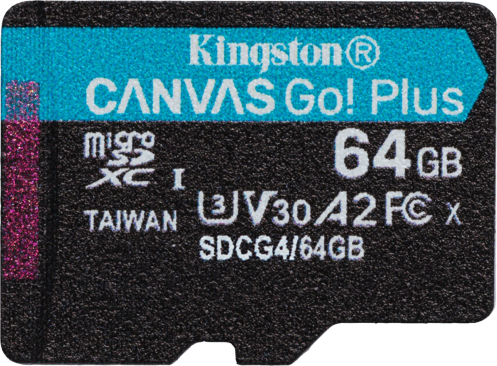 Kingston 64GB Canvas Go! Plus microSDXC UHS-I CL10 Memóriakártya