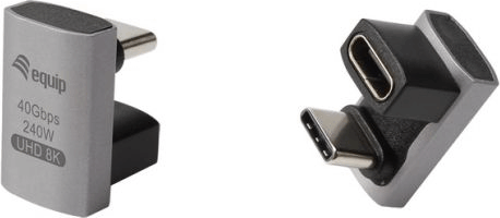 Equip 133477 USB Type-C apa - USB Type-C anya Átalakító Adapter (2 db / csomag) Equip 133477 USB Type-C apa - USB Type-C anya Átalakító Adapter (2 db / csomag)