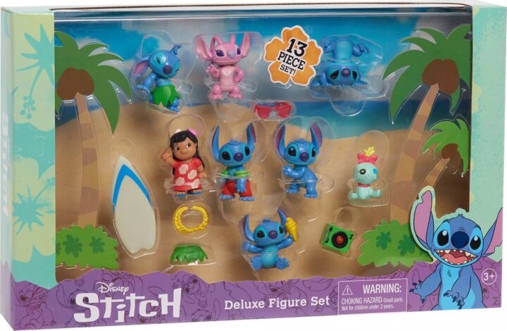 Disney Stitch 13 darabos Deluxe figura készlet