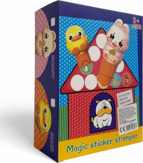 Matricanyomda Nyuszi és kacsa mintákkal