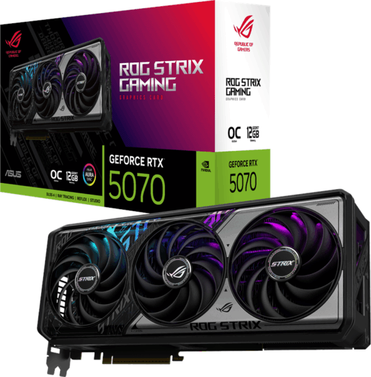 Asus GeForce RTX 5070 12GB GDDR7 RoG Strix O12G Gaming Videókártya