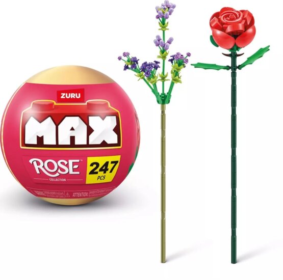 Zuru Max Prémium Virág kollekció Építőjáték készlet - Rózsa