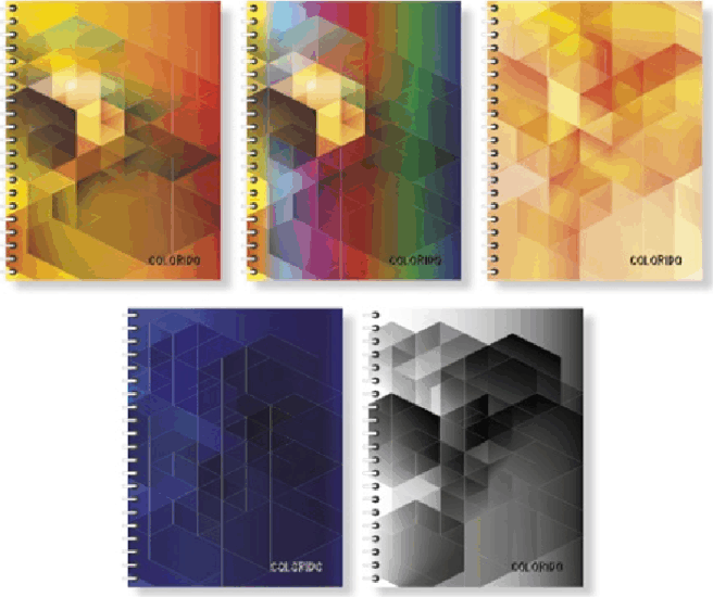 PD Colorido 200 lapos A4 vonalas spirálfüzet - Többfajta