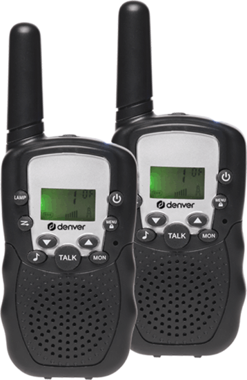 Denver WTA-449 Walkie Talkie 8 / 5 km hatótávval - Fekete