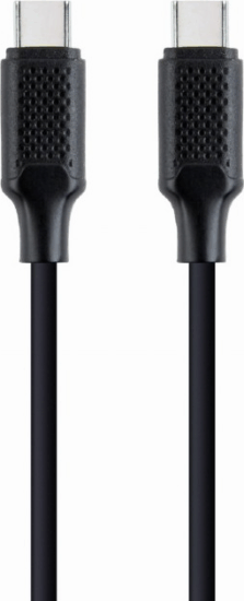 Cablexpert CC-USB2S-CMCM-1.5M-BK USB-C apa - USB-C apa Adat és töltő kábel 1.5m - Fekete