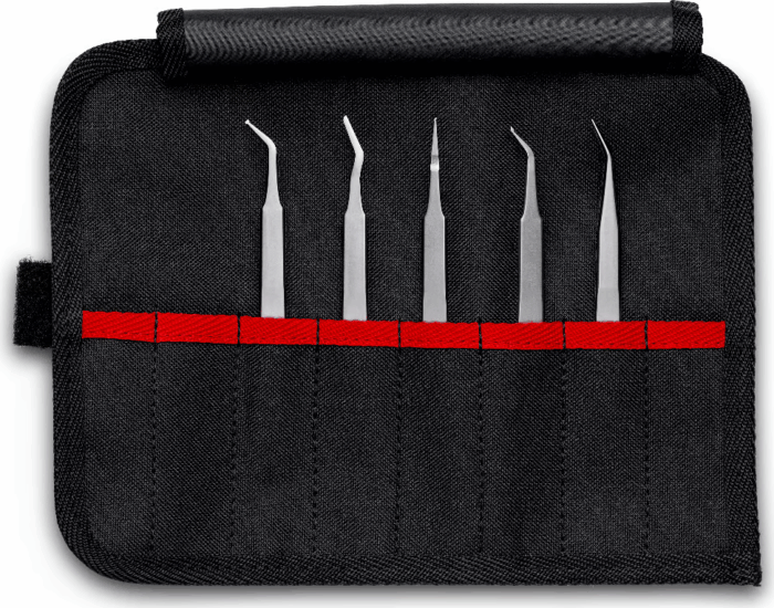 Knipex 92 00 03 SMD Precíziós Csipeszkészlet (5 db / csomag)