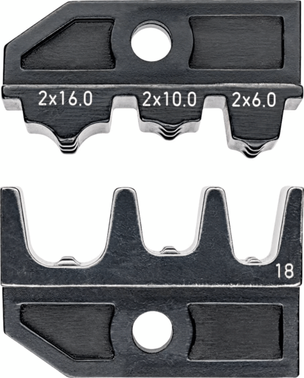 Knipex 97 49 18 Krimpelő betét - 2x6/2x10/2x16mm