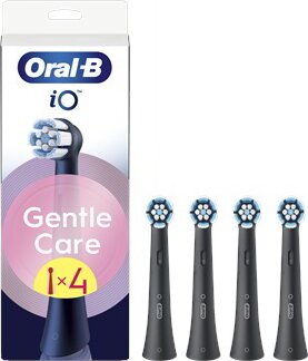 Oral-B iO GentleCare Elektromos fogkefe Pótfej - Fekete (4db)