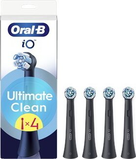 Oral-B iO UltimateClean Elektromos fogkefe Pótfej - Fekete (4db)