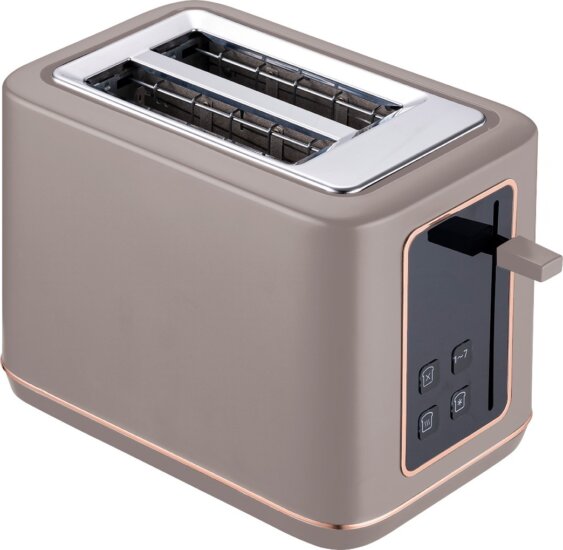 Berlinger Haus BH/9664 2 szeletes Digitális kenyérpirító 870W - Matt Taupe