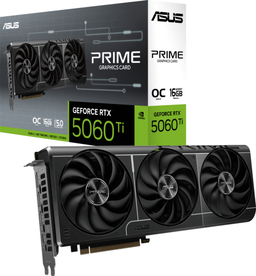 Asus GeForce RTX 5060 TI 16GB GDDR7 Prime OC Videókártya