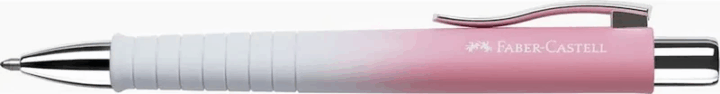 Faber-Castell Poly Nyomógombos Golyóstoll (Kék tinta / M) - Rózsaszín/Fehér Faber-Castell Poly Nyomógombos Golyóstoll (Kék tinta / M) - Rózsaszín/Fehér