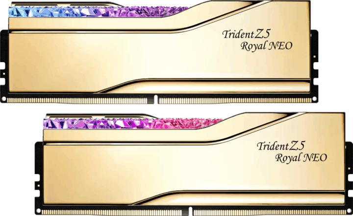 G.Skill 32GB / 6000 DDR5 Trident Z5 Royal Neo Gold CL26 Dual RAM KIT (2x16GB)