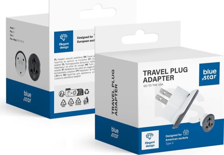 Bluestar BS281600 Univerzális -> US Utazó Adapter